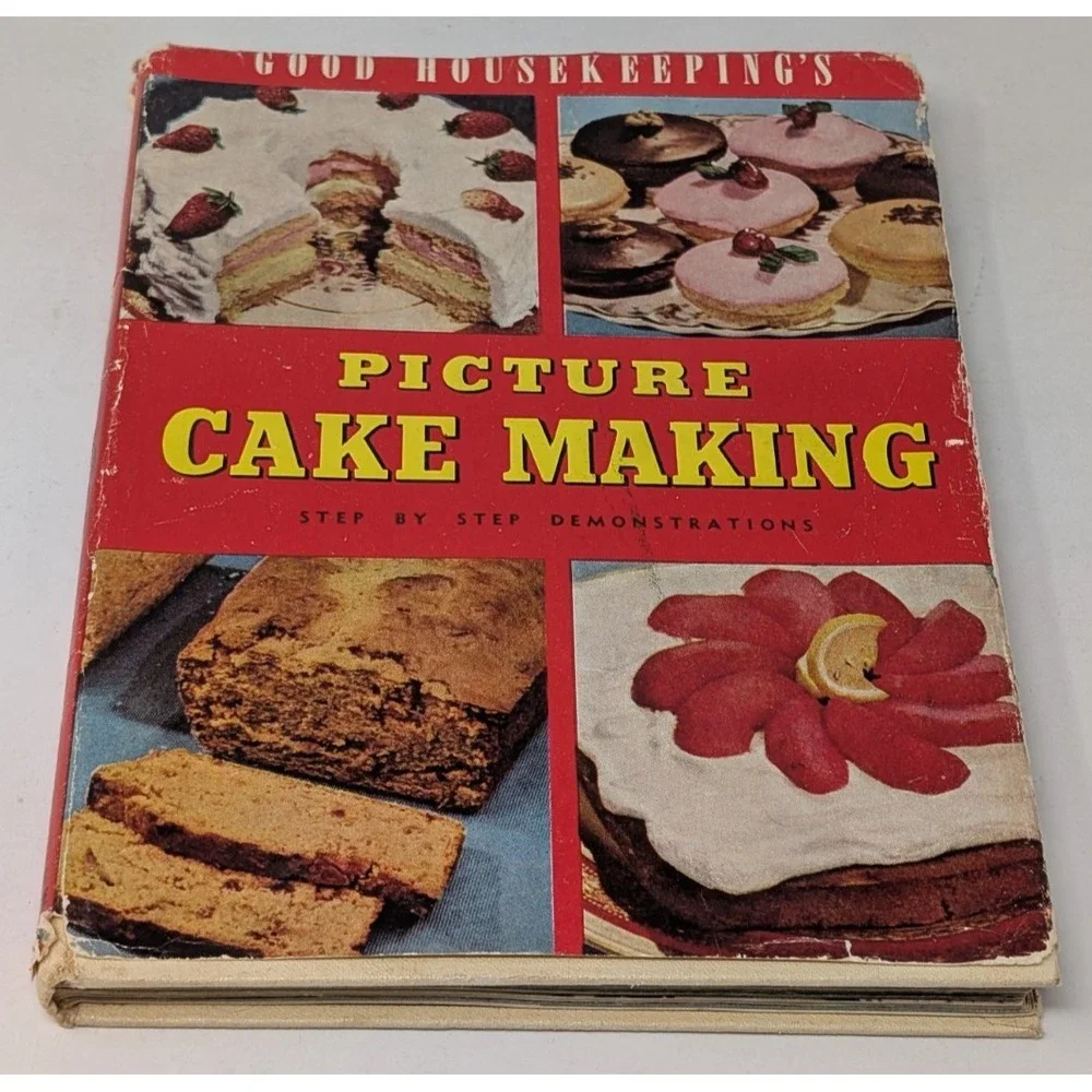 Vintage Good Housekeeping Cake Dessert Cookbook Making Australian Book 1950s 50s